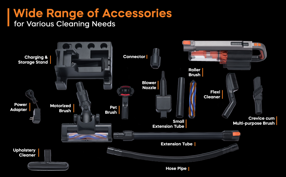 Eureka Forbes Drift Cordless Vacuum Cleaner with Twin Speed Mode, Multi